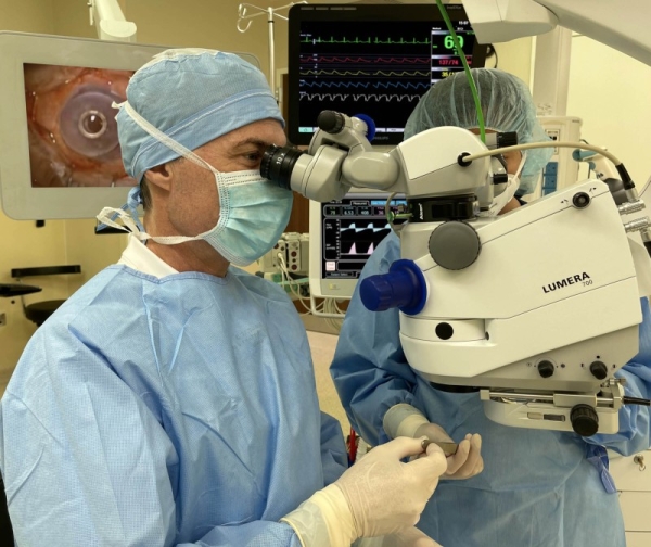 Surgeons at Cleveland Clinic Abu Dhabi, part of Mubadala’s network of healthcare providers, have performed the UAE’s first artificial cornea transplant in an effort to restore a patient’s eyesight. — WAM photos