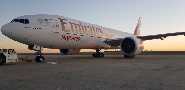  Emirates SkyCargo, the freight division of Emirates airline has successfully executed a cargo charter to transport the Brazilian satellite Amazonia-1 from Sao Jose dos Campos, Brazil to Chennai, India. This is the first time that Emirates SkyCargo has transported a space satellite from South America. — WAM photo