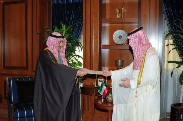King Salman receives message from Kuwait’s Emir