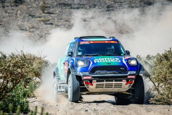 Contestants put their vehicles through its paces during the first stage of the Dakar Rally 2021 from Jeddah to Bisha.