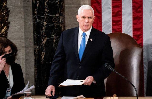 There were no objections from Senators however for the states of Georgia, Nevada, and Michigan, forcing Vice President Mike Pence to dismiss House Republican objections. — Courtesy photo

