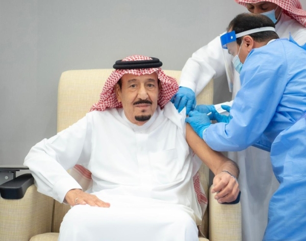 King Salman receives COVID-19 vaccine
