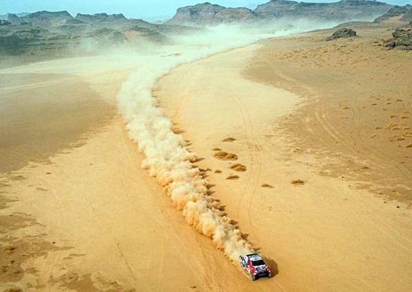 Saudi Yazeed Al-Rajhi cruised to his second stage win in the 43rd Dakar after claiming the  Wednesday's special. 