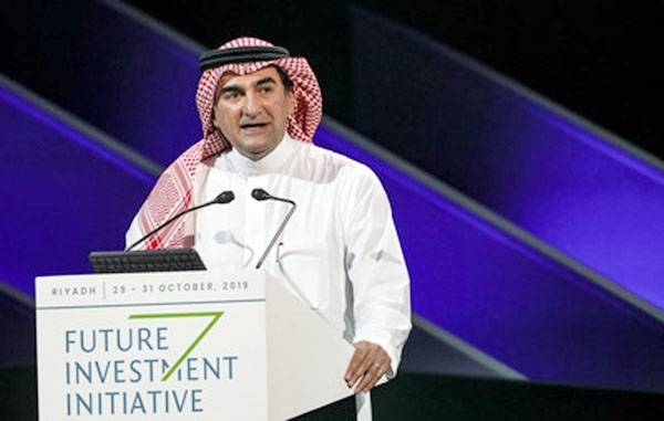 Yasir Al-Rumayyan, governor of Saudi Arabia’s Public Investment Fund and FII Institute Chairman, speaking at the opening of the 3rd Edition of FII on Oct. 29, 2019.