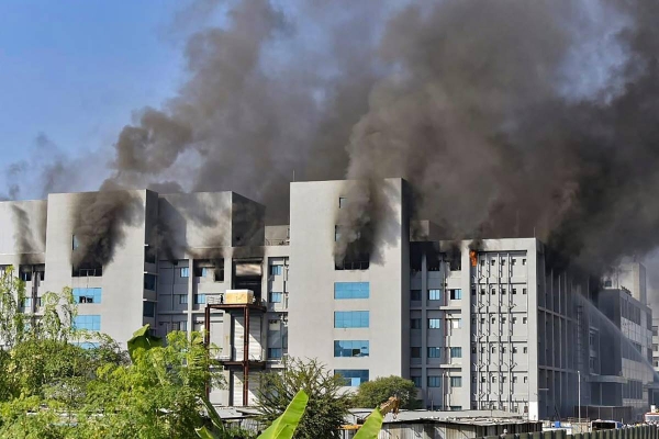 The blaze at the Serum Institute of India (SII) in the western city of Pune was brought under control on Thursday though the cause is still under investigation, according to Murlidhar Mohol, the city's mayor. — Courtesy photo
