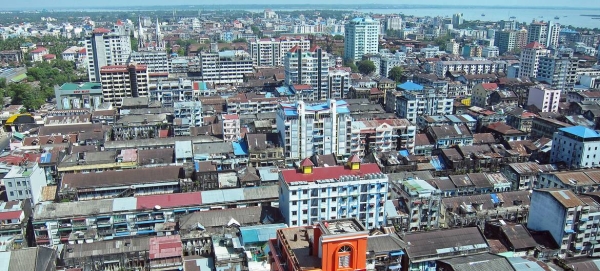 The skyline of Yangon, Myanmar, is seen in this file picture. — Courtesy photo