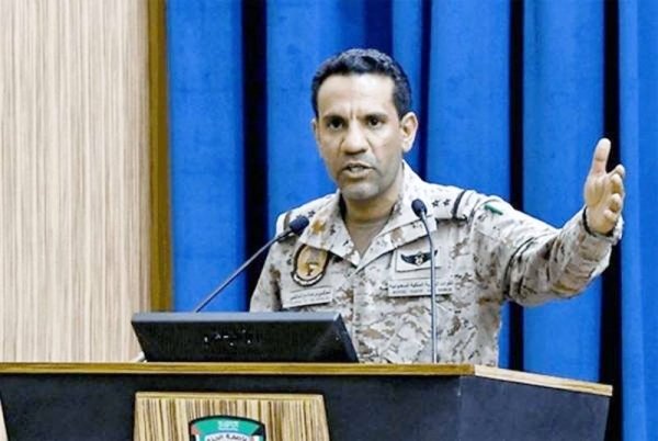 Coalition’s spokesperson Brig. Gen. Turki Al-Maliki.