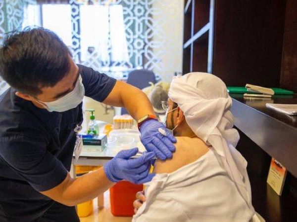The United Arab Emirates has so far administered over four million doses of coronavirus vaccines with the second-highest rate globally. — WAM photo