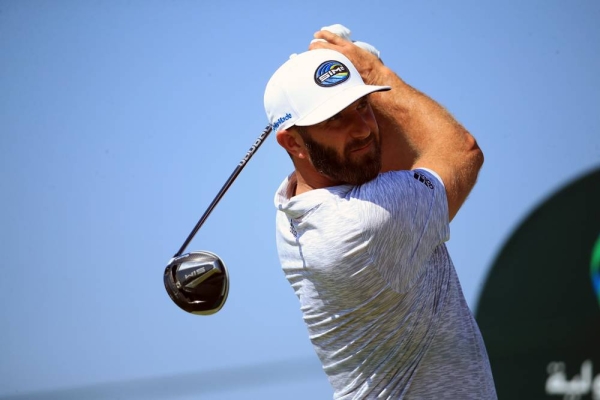 Victor Perez of France on the 6th tee during the third round of the Saudi International powered by SoftBank Investment Advisers at Royal Greens Golf and Country Club on Saturday in King Abdullah Economic City, Saudi Arabia. (Photo by Ross Kinnaird)