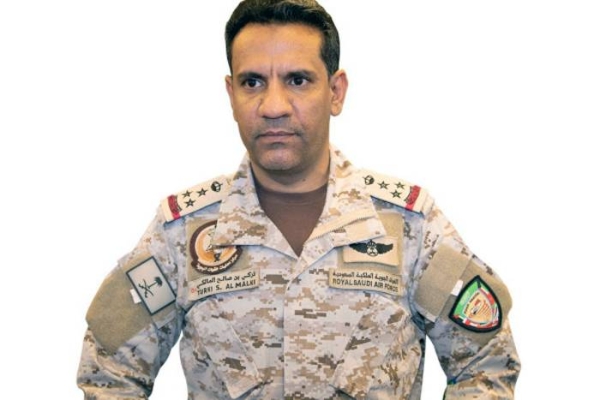 Coalition’s spokesperson Brig. Gen. Turki Al-Maliki.