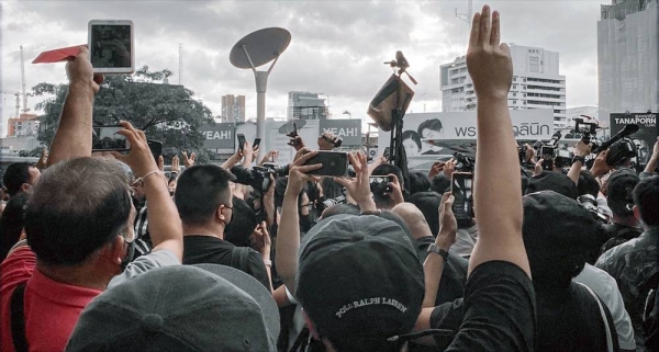 File photo shows a demonstration taking place on the streets of Bangkok, Thailand. — courtesy Unsplash/Kitthitorn Chaiyuthapoo