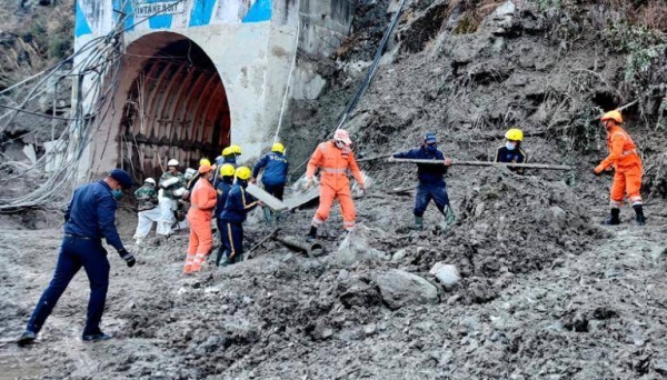 At least 177 people are missing and 20 have died in northern India after part of a Himalayan glacier fell into a river sending a devastating avalanche of water, dust and rocks down a mountain gorge, and crashing though a dam. — Courtesy photo