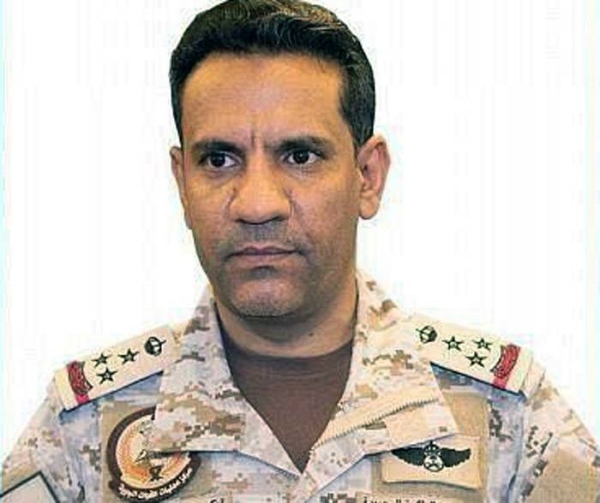 Spokesman of the Coalition to Restore Legitimacy in Yemen, Brig. Gen Turki Al-Maliki.