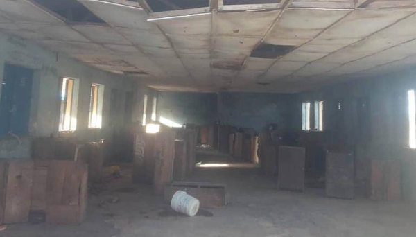 The hostel from where the students were abducted. The gunmen, wearing military fatigues according to residents, stormed the Government Science Secondary School Kagara at around 2 a.m. on Wednesday. — Courtesy photo