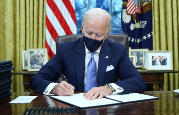 Hours after he was sworn-in on Jan. 20, President Joe Biden signed an executive order beginning the 30-day process for the US to reenter the global pact. — Courtesy photo
