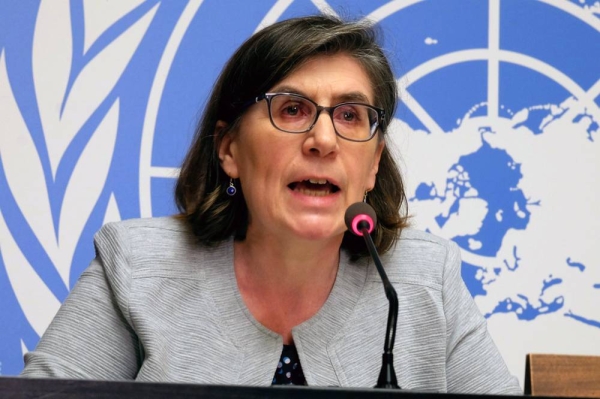 Elizabeth Throssell, spokesperson for the Office of the United Nations High Commissioner for Human Rights (OHCHR). — courtesy UN News/Daniel Johnson
