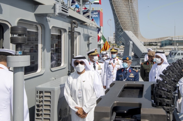 The United Arab Emirates has inaugurated a multi-mission vessel, marking its joining the country's existing naval fleet. — WAM photos