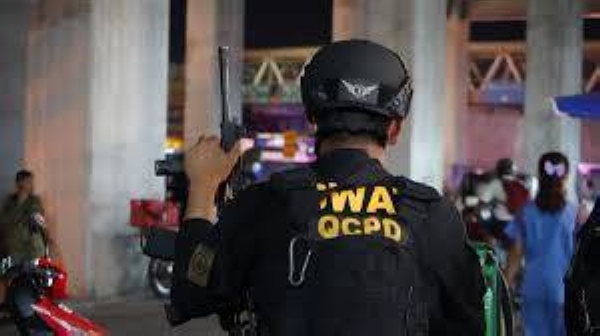 The two officers, from the Philippine National Police (PNP), faced off against agents from the Philippine Drug Enforcement Agency (PDEA) in Quezon City on Wednesday evening. Three PDEA agents were also wounded in the confrontation and hospitalized. — Courtesy photo