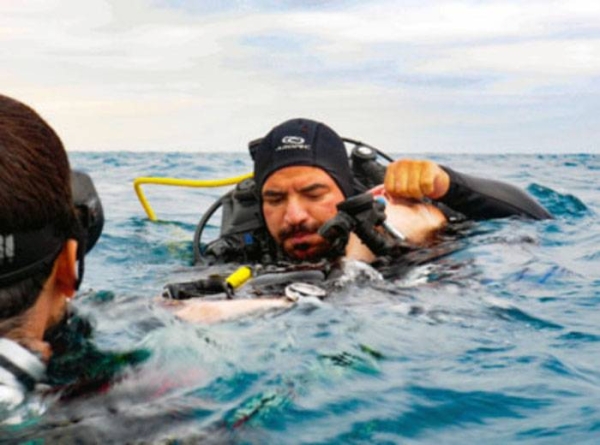 KAUST Ph.D. student Saeed Amin (pictured) is the first Saudi to complete and pass the University’s American Academy of Underwater Sciences-accredited Scientific Research Diver Certification course. Photo by David John Pallett.