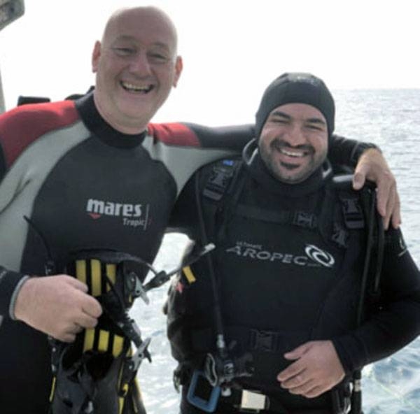 KAUST Ph.D. student Saeed Amin (pictured) is the first Saudi to complete and pass the University’s American Academy of Underwater Sciences-accredited Scientific Research Diver Certification course. Photo by David John Pallett.