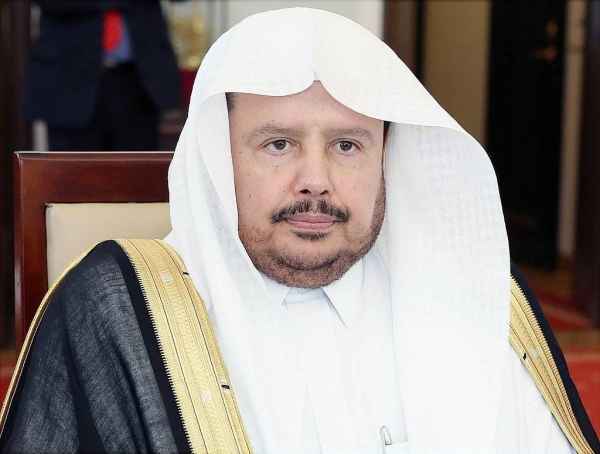 Shoura Council Speaker Sheikh Dr. Abdullah Bin Mohammed Bin Ibrahim Al-Sheikh.