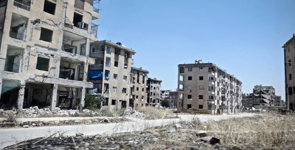 Destroyed buildings in eastern Aleppo city, Syria. — courtesy OCHA/Halldorsson