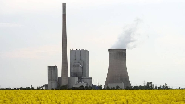 Coal-fueled power plant, Germany.