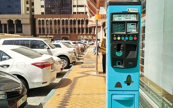 Companies and individuals in Abu Dhabi and Al Ain can now apply online for a limited-term Mawaqif parking permit to be used in standard public parking spaces, marked with black and blue paint. — WAM photo