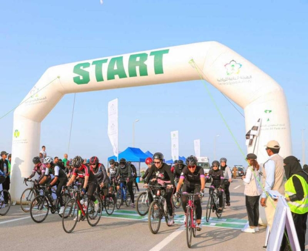  The 15-kilometer individual time trial race, designated for female citizens, will start at 3 p.m. from Gate 5 of Princess Nourah Bint Abdulrahman University on the street leading to King Khalid International Airport. — File photo 