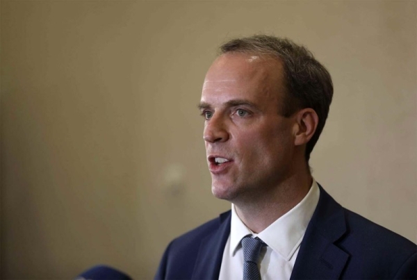 Foreign Secretary Dominic Raab has outlined that the UK will impose travel bans and asset freezes on six members of the regime, including the foreign minister, to ensure they do not benefit from the UK in any way. — Courtesy file photo
