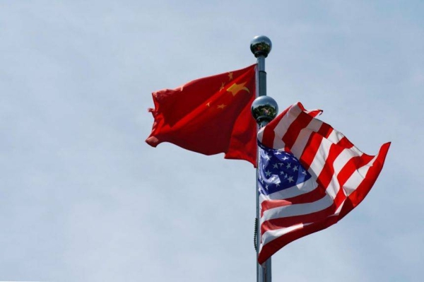 The United States announced sanctions on Monday against two Chinese officials for 