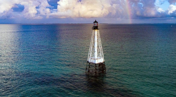 A lighthouse off the coast of Florida in the United States. — courtesy Coral Reef Image Bank/David Gros

A lighthouse off the coast of Florida in the United States. — courtesy Coral Reef Image Bank/David Gros