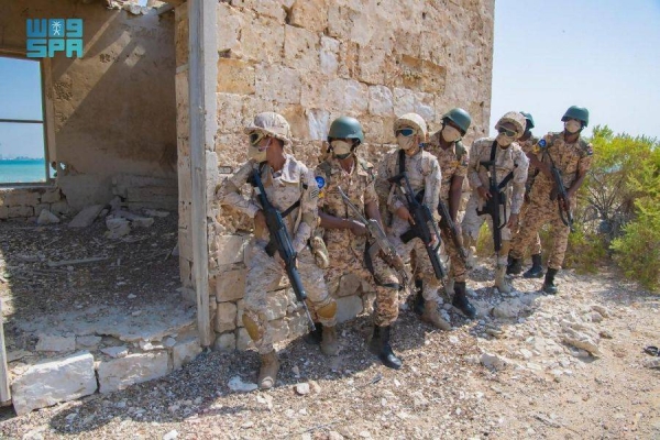 The Royal Saudi Naval Forces, represented by the Western Fleet and the Sudanese naval forces, continued their “Al-Fulk 4” joint military exercise on Tuesday at the King Faisal Naval Base here. — SPA photos