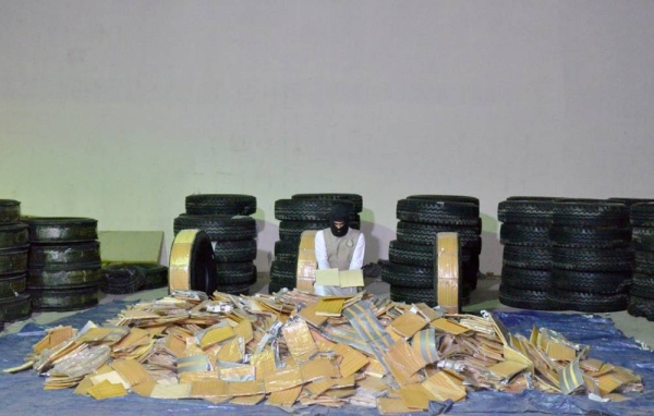 The General Directorate of Narcotics Control (GDNC) has foiled an attempt to smuggle in 10,948,000 Amphetamine pills, hidden in tries, into the Kingdom of Saudi Arabia,