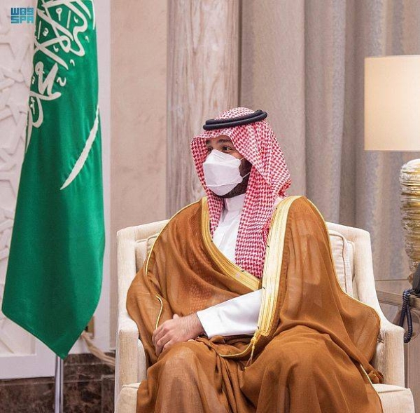 Crown Prince Muhammad Bin Salman met here on Wednesday day with Chinese State Councilor and Foreign Minister Wang Yi. — SPA photos