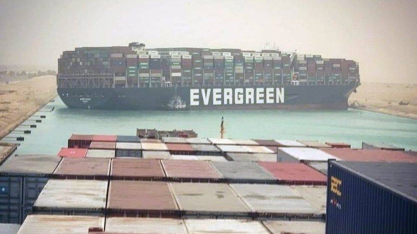  One of the world's most vital trade arteries has been blocked by a quarter-mile-long container ship, creating a traffic jam that has ensnared over 200 vessels and could take weeks to clear. — Courtesy photo
