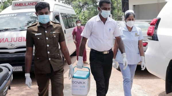 AstraZeneca COVID-19 vaccines are delivered to Sri Lanka as part of the COVAX initiative. — courtesy UNICEF