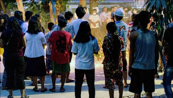 People across ethnic and religious divides hold vigil in Yangon, Myanmar. — courtesy Unsplash/Zinko Hein