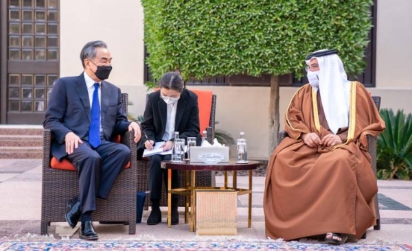 Bahrain’s top leadership held on Monday separate meetings with China’s State Councilor and Foreign Minister Wang Yi, who is currently on a visit to the country. — BNA photos