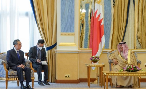 Bahrain’s top leadership held on Monday separate meetings with China’s State Councilor and Foreign Minister Wang Yi, who is currently on a visit to the country. — BNA photos