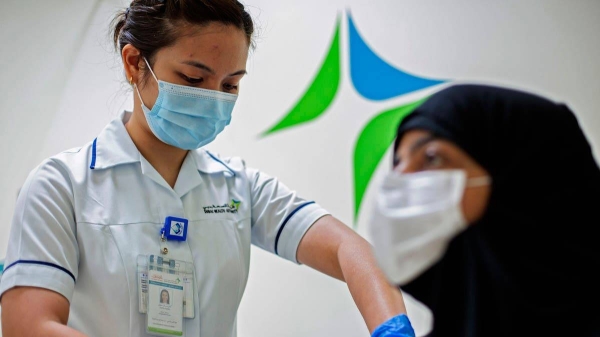The United Arab Emirates on Friday recorded 2,180 new COVID-19 cases over the past 24 hours, bringing the total number of confirmed infections in the country to 465,939. — WAM file photo