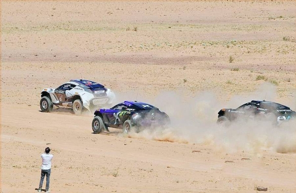 Prince Khalid Bin Sultan Al-Abdullah Al-Faisal, chairman of the Board of Directors of the Saudi Automobile and Motorcycle Federation (SAMF), crowned the Rosberg X Racing team as champions of AlUla Extreme E race on Sunday.