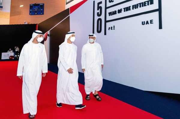 Sheikh Hamdan Bin Mohammed Bin Zayed Al Nahyan arriving to the 12th edition of ADPJJC