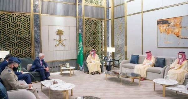 Crown Prince Muhammad Bin Salman, deputy prime minister and minister of defense, received Sunday the special envoy of the British Prime Minister for the Gulf region, Edward Lister.