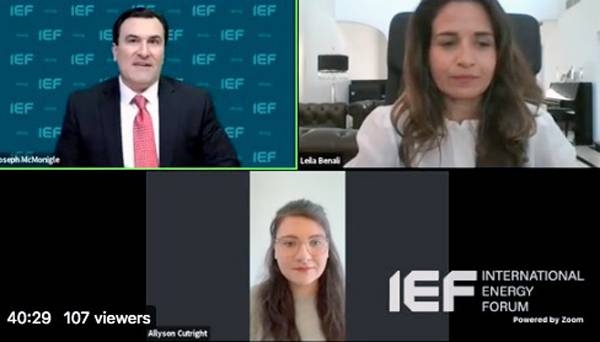 Joseph McMonigle, secretary general of the IEF, during a webinar to present the findings.
