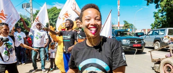 Climate youth activist Marie Christina Kolo of Madagascar. — courtesy Rakotondrazafy A. M. Ny Aina