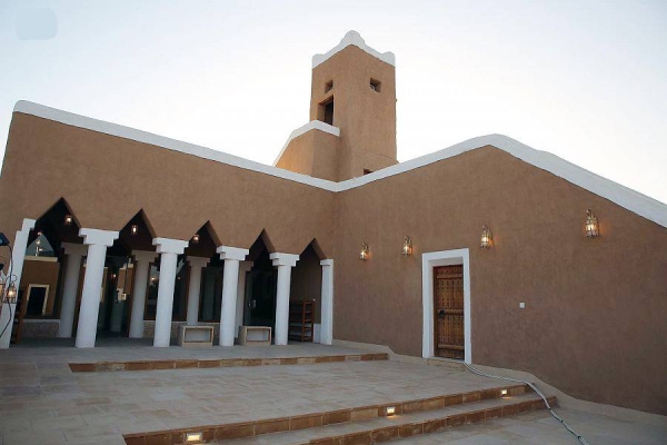 The historical Mohammed Al-Muqbel Mosque, which is believed to be the first mosque to be built in Al-Basr district in Buraidah in Qassim region, after renovation.