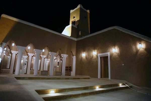 The historical Mohammed Al-Muqbel Mosque, which is believed to be the first mosque to be built in Al-Basr district in Buraidah in Qassim region, after renovation.