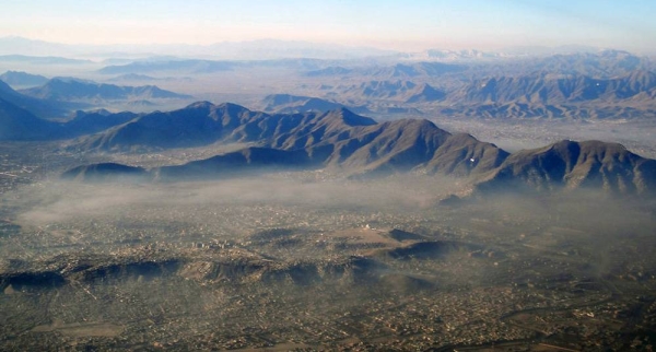 File photo shows the landscape on the southern outskirts of Kabul, Afghanistan. — courtesy OCHA/Stephanie Julmy