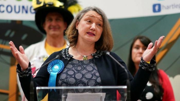 Conservative candidate Jill Mortimer won 15,529 votes, almost double that of her Labour opponent Paul Williams who obtained 8,589 votes. — Courtesy photo

